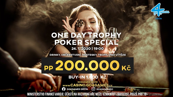 Novinka One Day January Poker Trophy Special v lednu o 200 000 Kč
