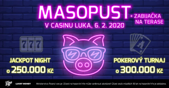 Masopustní speciál láká na 300 000 Kč jen za tisícovku