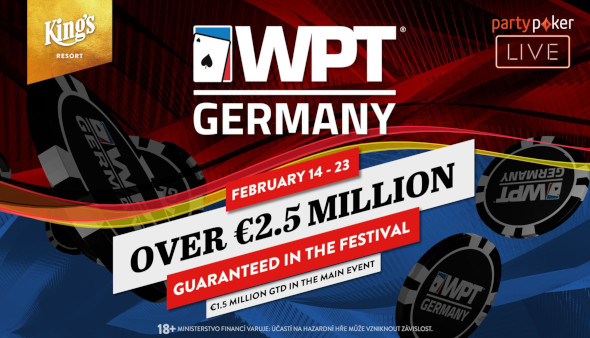 World Poker Tour Germany v King's garantuje přes €2,5 milionu