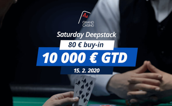 Vyvrcholením turnajového týdne bude sobotní Saturday Deepstack