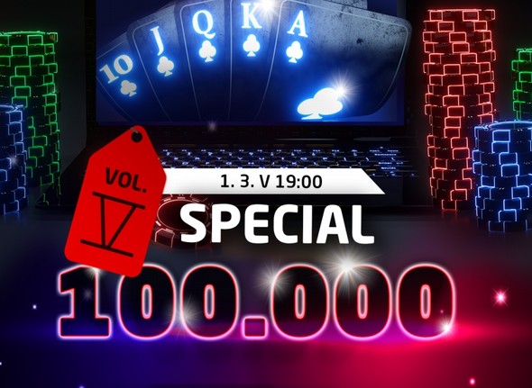 SYNOT TIP Poker - další online 100,000 Kč GTD speciál za dveřmi!