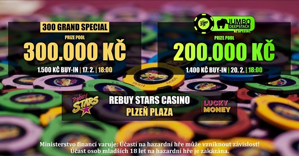 RS Plzeň: týden speciálů o 500 000 Kč a Jackpot Night