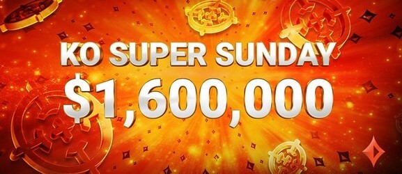 Již tuto neděli se na partypokeru odehraje KO Super Sunday s garancí $1,6 milionu!