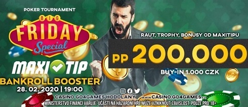 Hodolany: únorový Maxi Tip Booster o 200 000 Kč