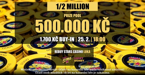 Oblíbený 1/2 Million o 500,000 Kč dnes na Lukách