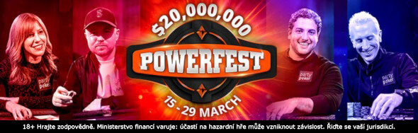 Březnový Powerfest přinese na partypoker garanci $20,000,000