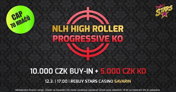 Dnešní vydání NLH High Roller Progressive Bounty bez garance