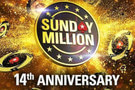 Výroční Sunday Million s garancí $12,5 milionu se hraje tuhle neděli!