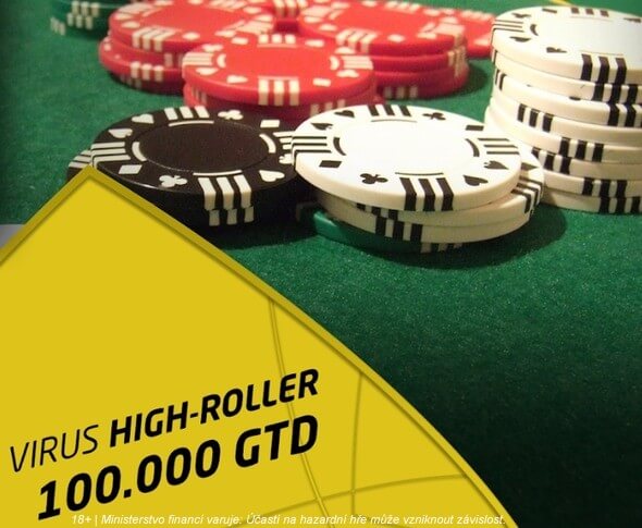 High roller s garancí 100,000 Kč na herně SYNOT TIP! Již zítra!