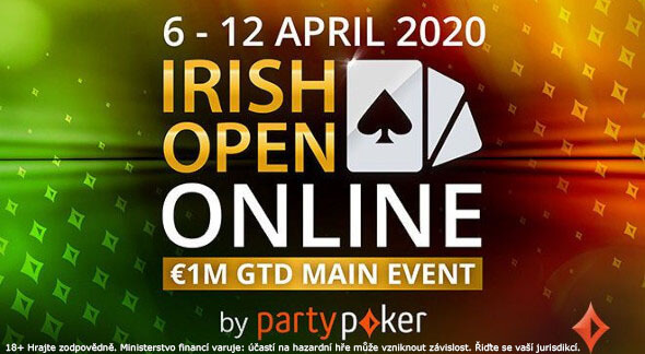 Partypoker představil kompletní program Irish Open Online
