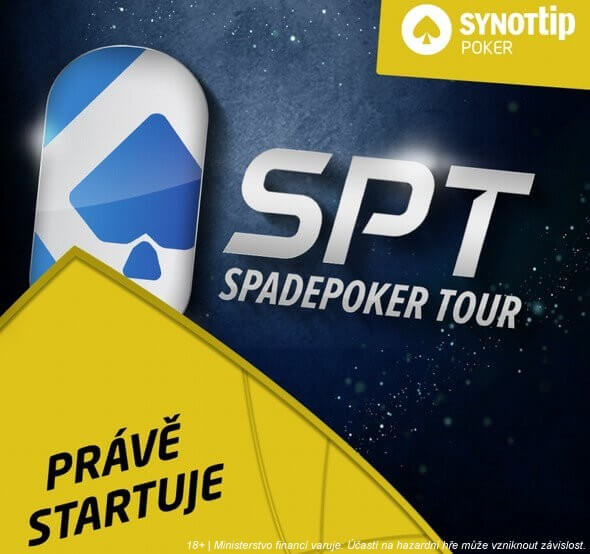 Dnes večer zahajuje Spadepoker Tour na herně SYNOT TIP!