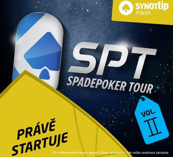 Spadepoker Tour na herně SYNOT TIP pokračuje i v květnu!