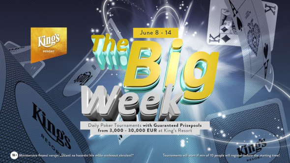 Big Week v King's Resortu garantuje €70,000