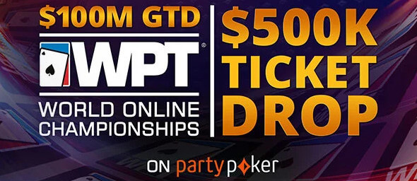 Party Poker rozdává $500,000 v ticketech do WPT Championship