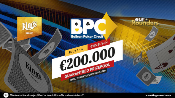 Balkan Poker Circuit tento týden garantuje dokonce €200,000