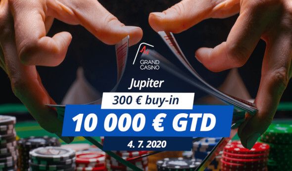 Víkend ve znamení Jupiteru garantuje v Grand Casinu €24,000