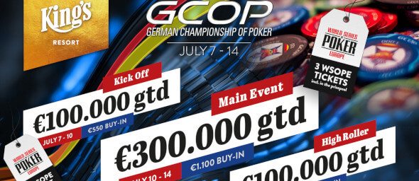 GCOP: V King's se tento týden hraje o více než €600,000