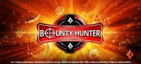 Hrajte Bounty Hunter turnaje na herně partypoker...