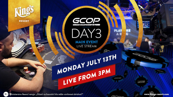 Nenechte si ujít speciální live stream ze třetího dne GCOP dnes od 15:00