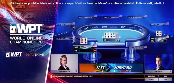 WPT World Online Championship – živé přenosy turnajů