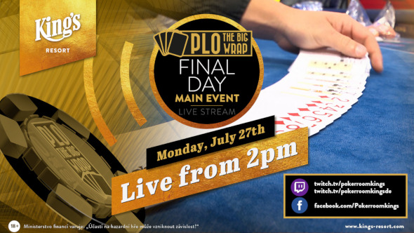 Live stream: Finále Big Wrap PLO o €111,278 pro vítěze