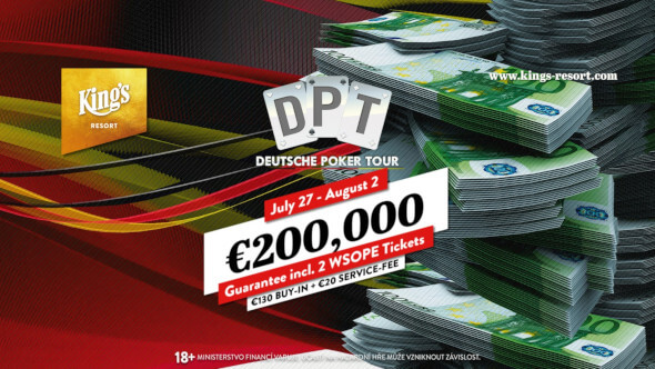V Deutsche Poker Tour si jen za €150 zahrajete o nejméně €200,000