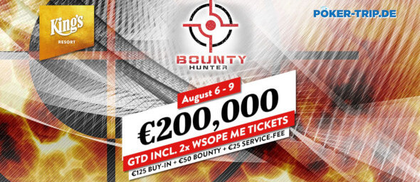 Bounty Hunter Days přivážejí do King's garanci €200,000