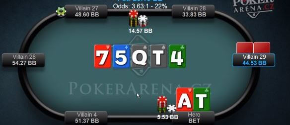 Video: Thin value bet v Sit and Go turnajíích