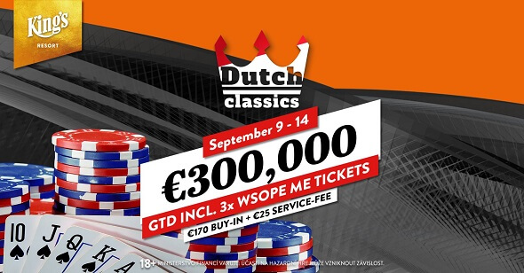 Další oblíbená značka Dutch Classic přivází též hlavní akci o €300,000