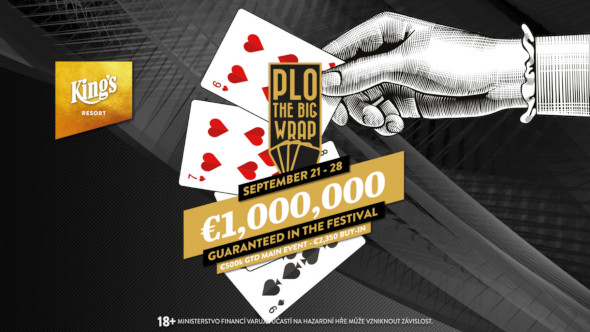 Big Wrap PLO se vrací do King's, tento týden se hraje o €1,000,000 GTD