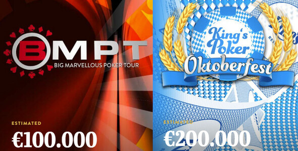 Září v King's zakončí Big Marvelous Poker Tour a Okoberfest