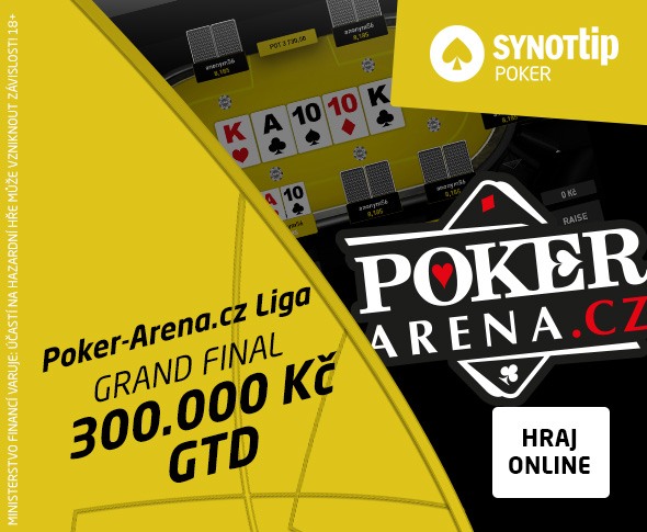 Poker-Arena liga - Nepropásněte! Dnes se hraje velké finále o 300,000 Kč!