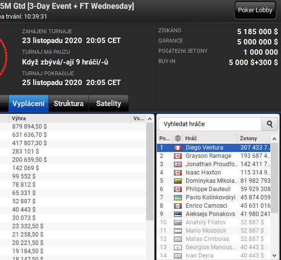 Diego Ventura vede finalisty Caribbean Poker Party Online