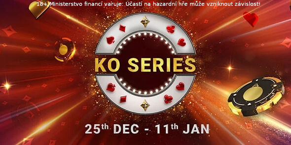 KO Series se na partypokeru rozběhne hned po Štědrém dnu