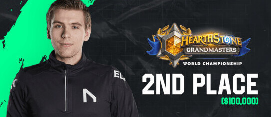 Jaromír Jarla Vyskočil končí druhý na Hearthstone World Championship 2020