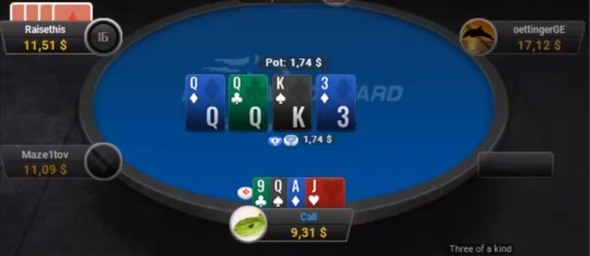 Pot Limit Omaha – Floating (2.)