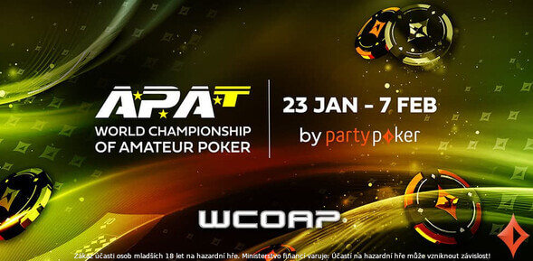 Amatérský světový šampionát APAT WCOAP míří na partypoker