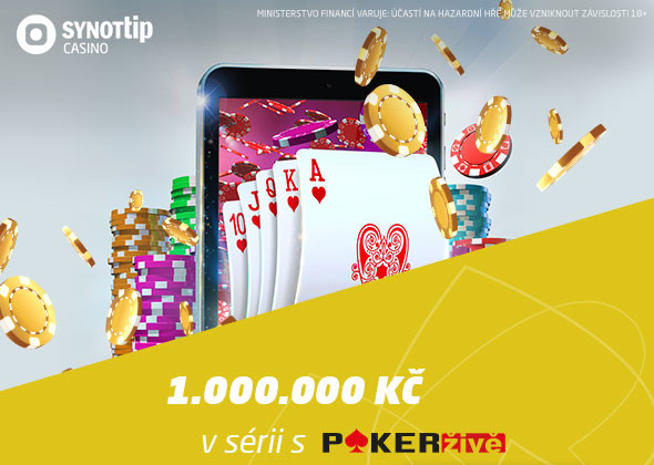 V Synot Tip PokerZive.cz Sérii se od soboty hraje o milion
