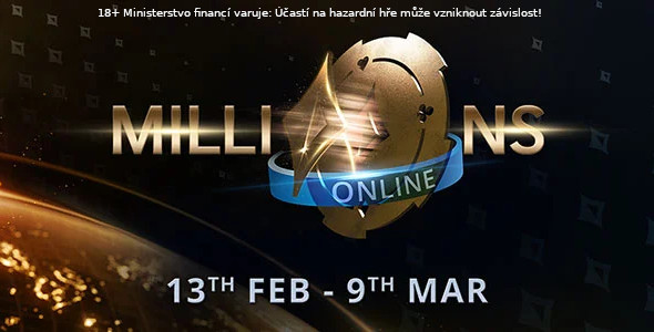 Partypoker představil program MILLIONS Online 2021