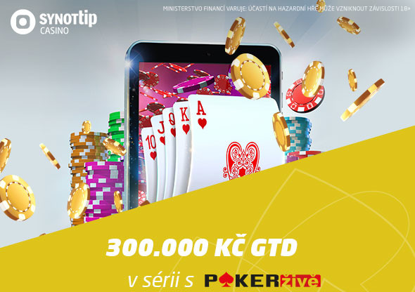 Synot Tip PokerZive.cz Série vrcholí turnajem o 300.000 Kč