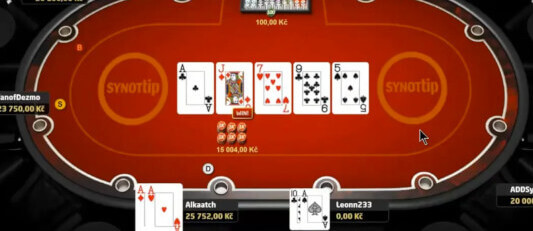 Synot Tip Poker video: Alkaatchova CG session na 100/200 Kč