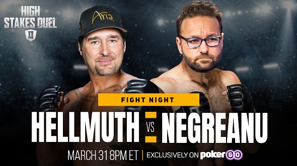 Negreanu a Hellmuth se utkají v heads upu High Stakes Duel