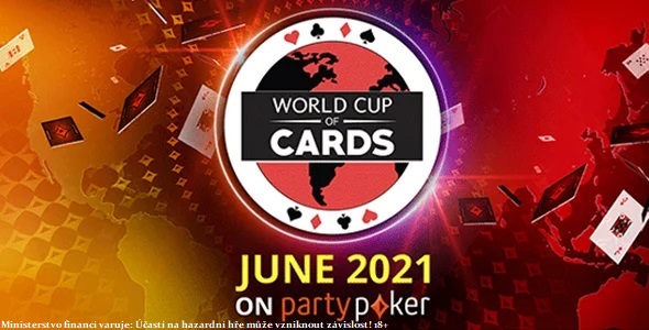 World Cup of Cards na partypokeru garantuje milion dolarů, kvaldněte se za cent