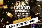 Live stream: Finále King's Grand Opening o €89,000 pro vítěze