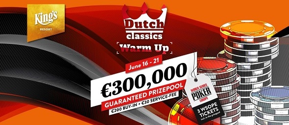 Dutch Classics Warm Up v King's garantuje €300 tisíc