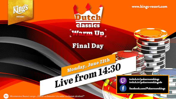 Live stream: Finále Dutch Classics Warm Upu o €68K