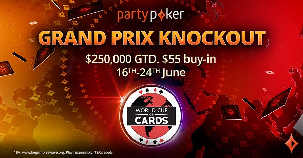 Grand Prix Knockout na partypokeru garantuje $250,000