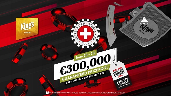 King's Resort: Swiss Poker Open garantuje €300 tisíc