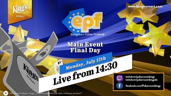 Sledujte přímý přenos finále Main Eventu EPF