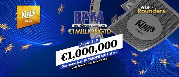 EPM Euro Poker Million v King's garantuje milion eur